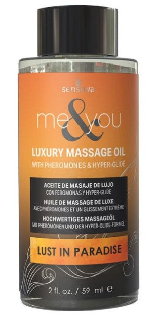 Me & You Aceite de Masaje con Feromonas - Dulce y Cítrico 59 ml