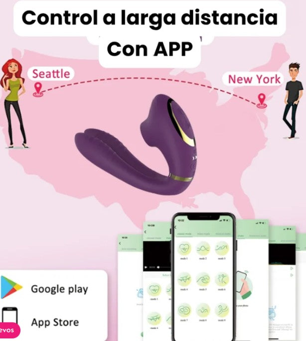 Succionador y vibrador con APP