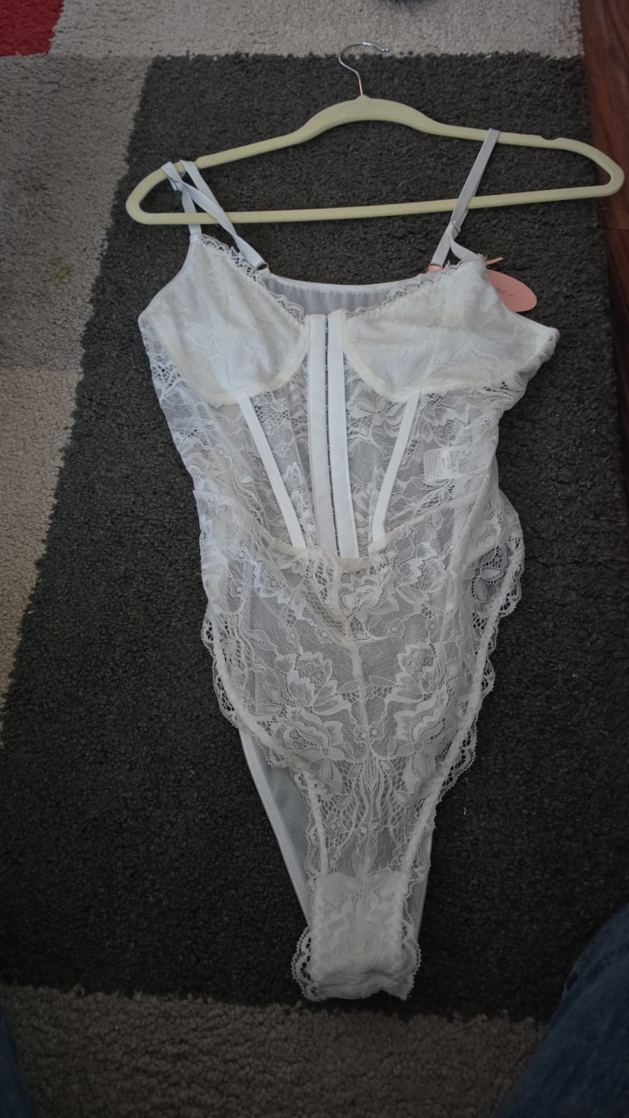 Body Blanco de Encaje – Lencería Sexy Mujer