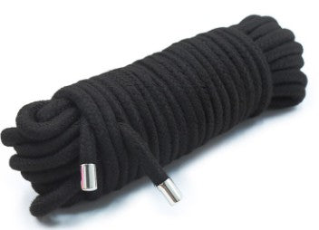 Cuerda Bondage Algodón 10 mt Negro