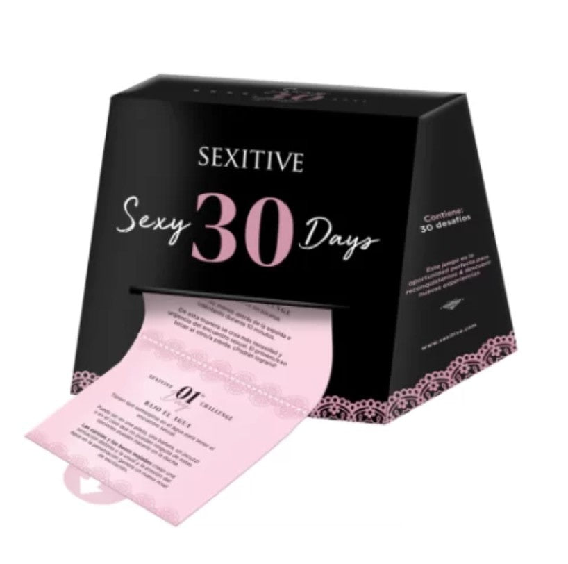 Juego de desafíos sexy 30 days.