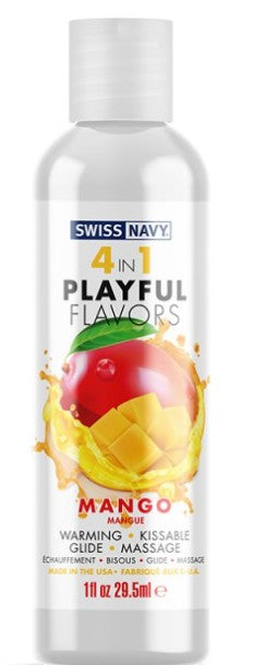 4 en 1 Gel Cálido Comestible Mango 29,5 ml