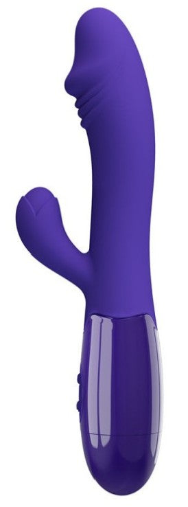 Snappy Vibrador Dual Recargable - Morado
