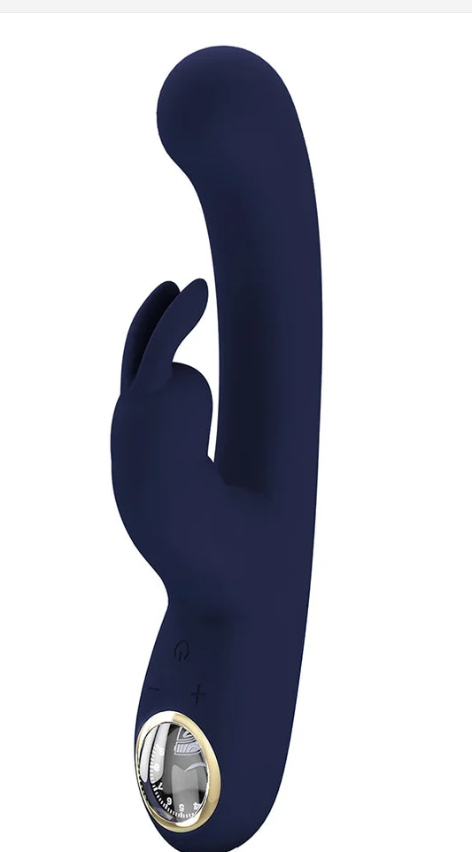 Lamar Vibrador Dual Recargable - Azul