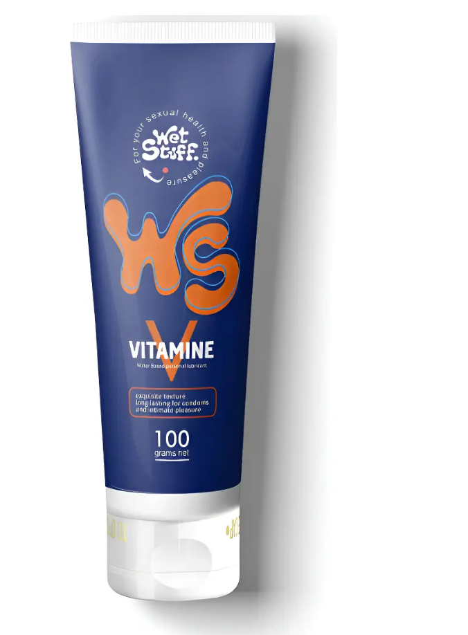Lubricante A Base De Agua Wet Stuff Vitamina E 100 Ml Neutr