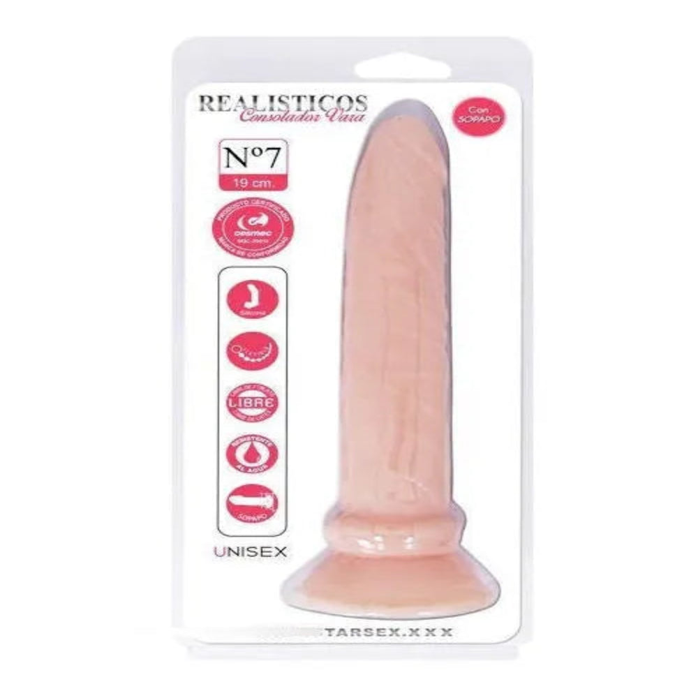 Dildo Vara Realista con Sopapo 7¨