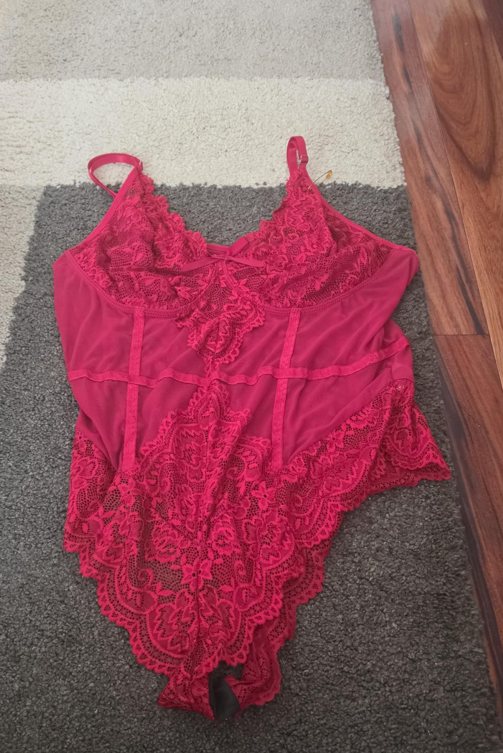 Body Rojo Erótico – Lencería Sexy Mujer