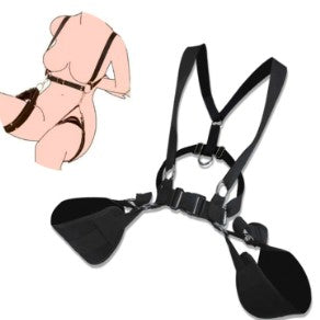 Arnés sexual para piernas y cintura