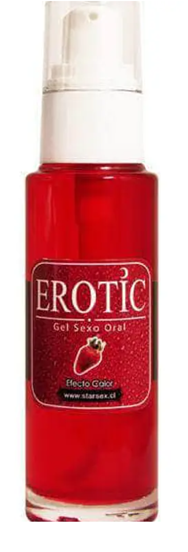 Gel Comestible Erotic Frutilla Starsex efecto calor 50 m