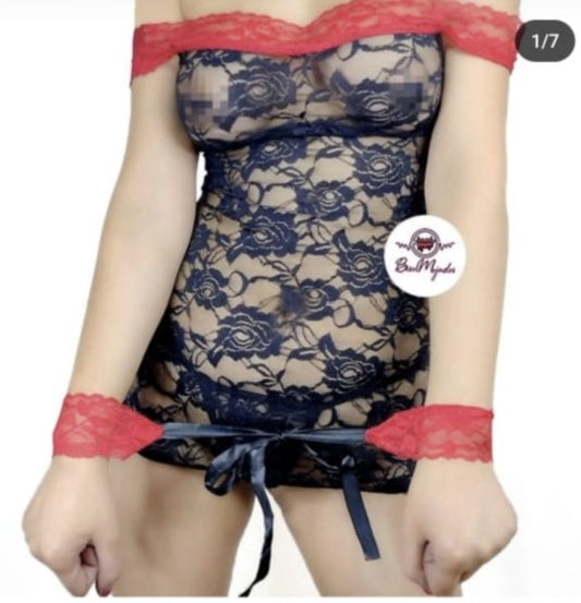 Conjunto Lencería Sexy de Encaje Mujer