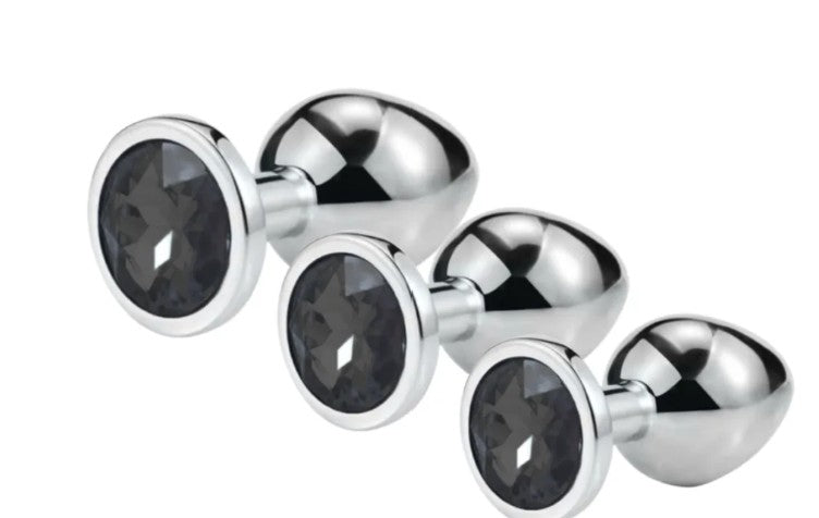 Kit Plug metalico con joya
