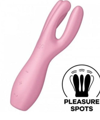 Vibrador con 3 motores Threesome