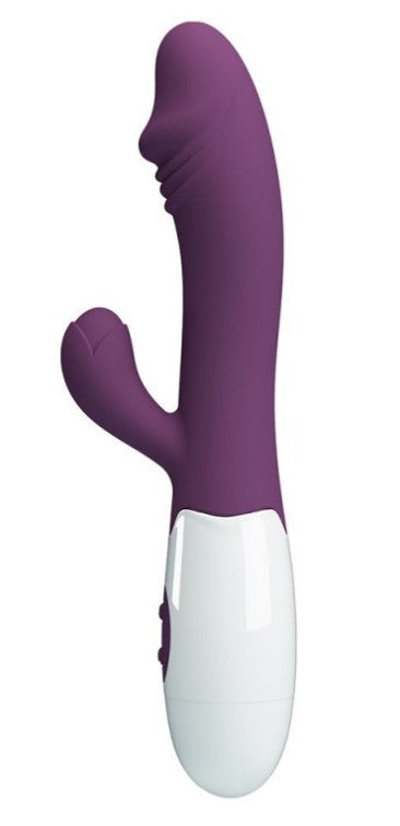 Snappy Vibrador de Doble Estimulación - Burdeo