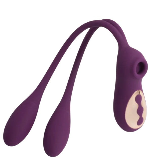 Succionador y vibrador doble BunnyDuo