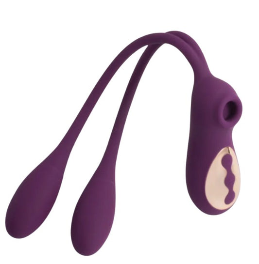 Succionador y vibrador doble BunnyDuo