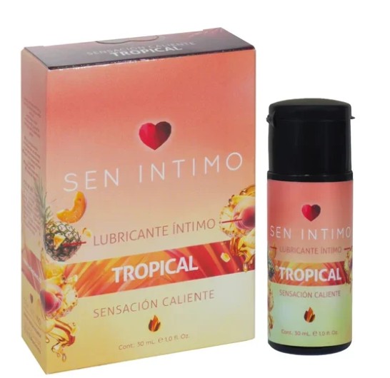 SEN INTIMO  Gel Lubricante Sabor Tropical 🍍 – Efecto Calor